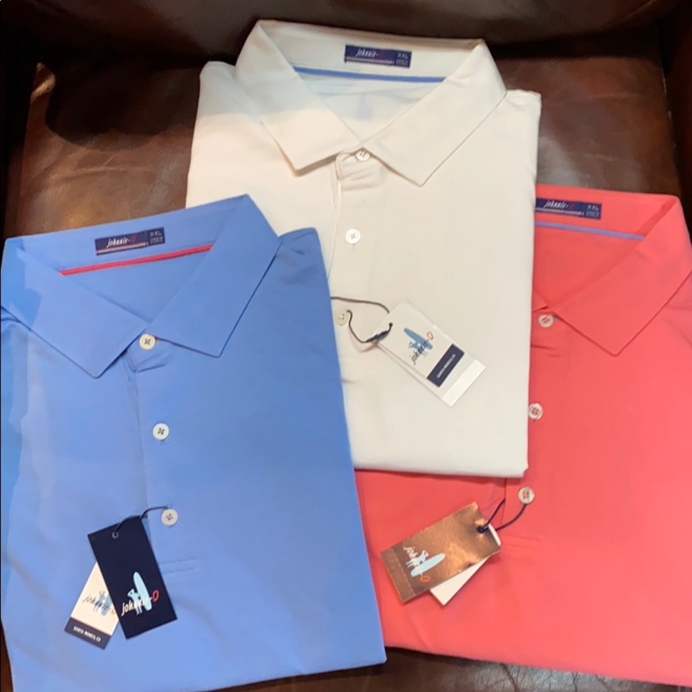 Bundle of 3 New Johnnie-O Polo’s...Over 60% Off!!!